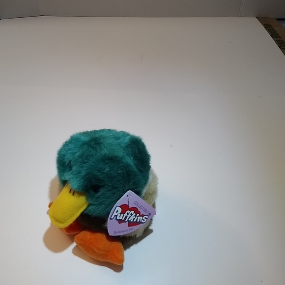 Swibco 5" Puffkins Dillard Duck 1994 Plush Birthday 12-25-00 - Picture 2 of 5